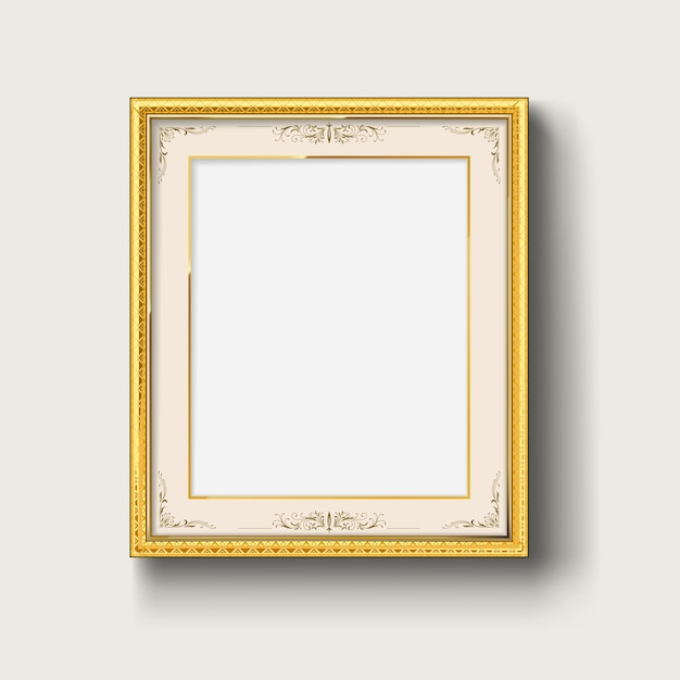 gouden vintage fotolijst