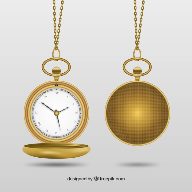 Gouden zakhorloge