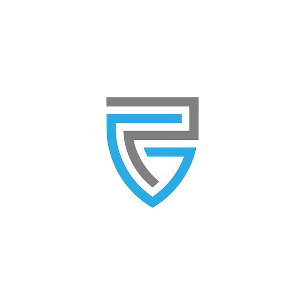 Gp security shield logo design