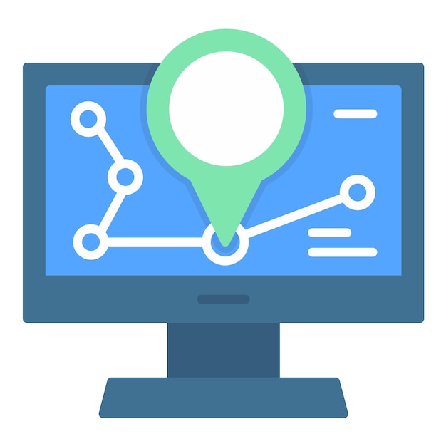 Gps Flat Illustration