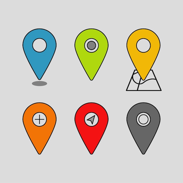 GPS 地図の位置アイコン