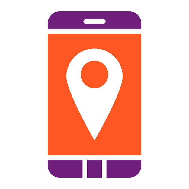 Gps mobile Vector Icon Design Illustration