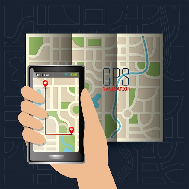 Vector gps navigation design