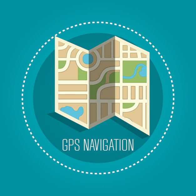 GPS дизайн навигации
