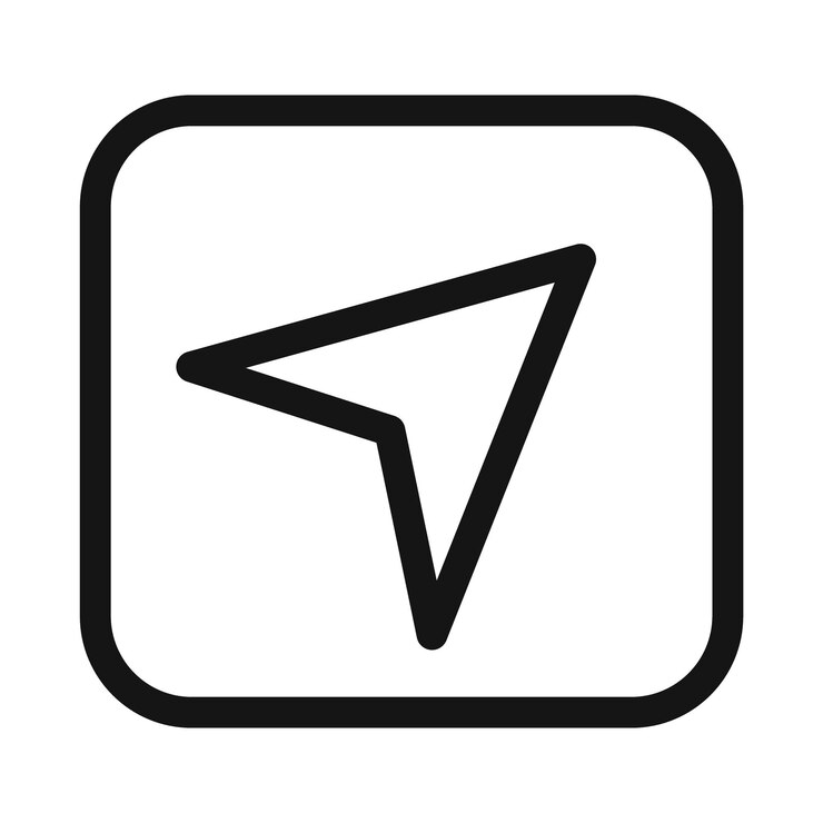 Vector gps navigation icon perfect for maps and directions