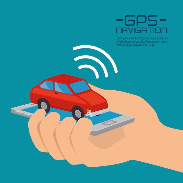 Vector gps navigation online application