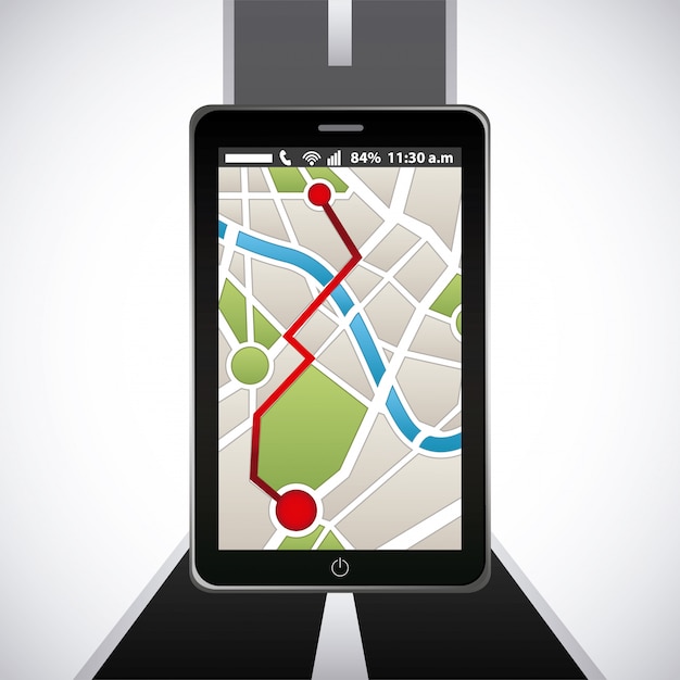 Vector gps navigation