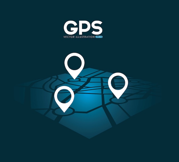 Вектор gps-сигналы