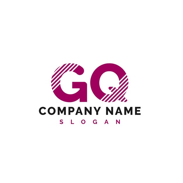 GQ Letter Logo Design GQ letter logo Вектор Иллюстрация Вектор