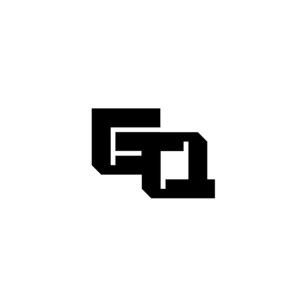GQ モノグラムロゴ デザイン文字 テキスト名 シンボル モノクロロゴタイプ アルファベット文字 シンプルロゴ