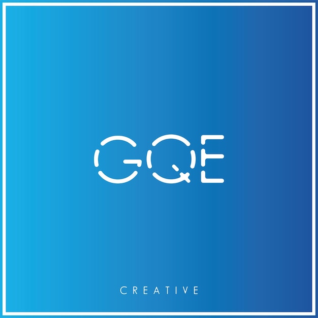 GQE Premium Vector latter Logo Design Creative Logo Vector Illustration Monogram Minimal Logo