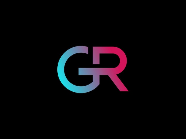 Gr  logo design