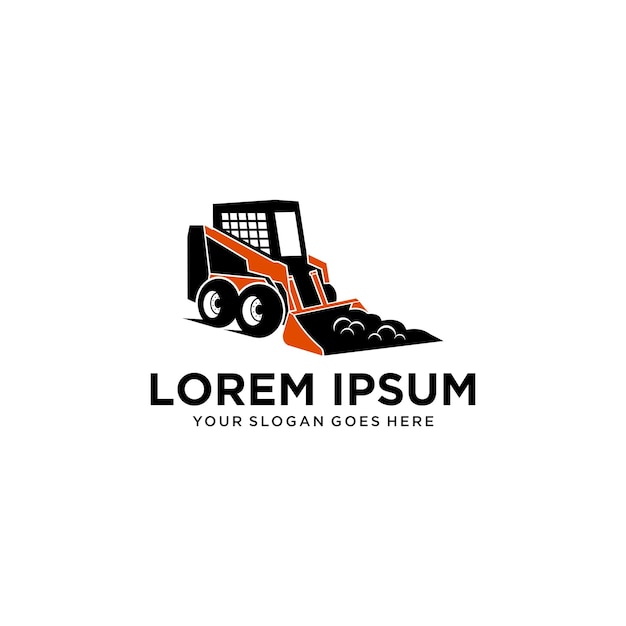 Graafmachine Logo Ontwerp Vector