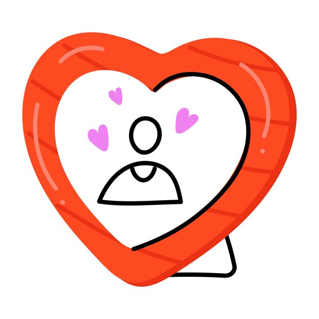 Valentines day Cute Heart illustration Heart kawaii chibi vector drawing  style Heart cartoon Valentine's day 17047821 Vector Art at Vecteezy