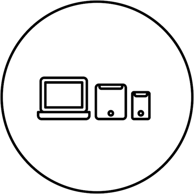 優雅な劣化アイコンのベクトル画像は,UXとUIに使用できます