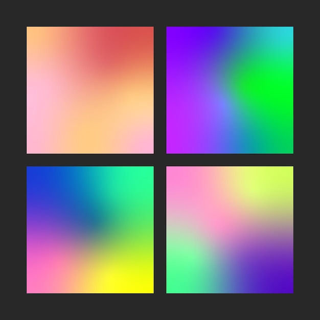 Vector gradation set