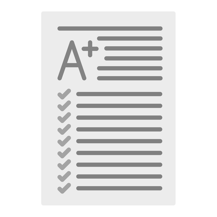 Vector grade icon vector image can be used for university