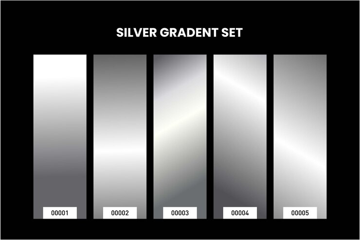 Vector gradent color sewatch