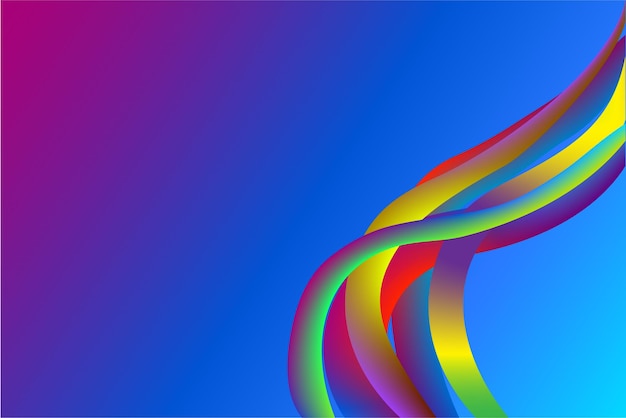 Gradient 3d background