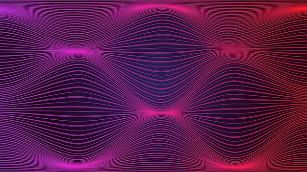 Gradient abstract background Abstract lines Neon Pink wallpaper wavy lines