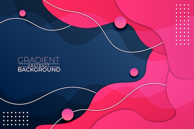 Gradient Abstract Background Blue Pink Style