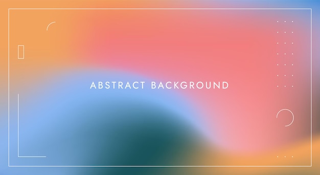 Gradient abstract background Blurred texture effect bright red orange blue colored modern abstract graphic illustration