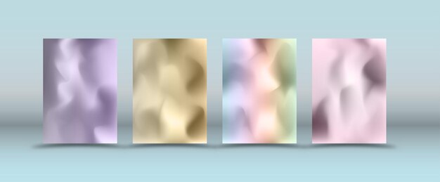 Gradient abstract background Creative design for book covers magazines notebooks albums posters booklets and posters A set of templates for design and creative ideas