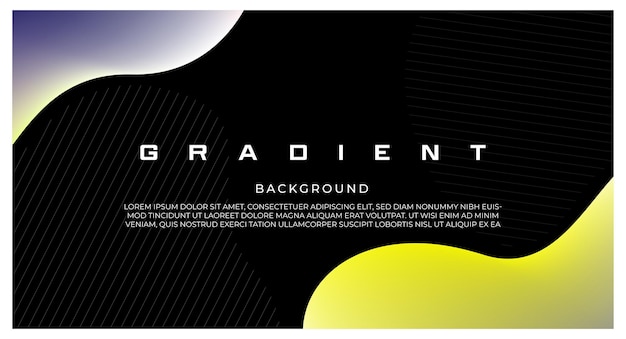 Gradient abstract background design vector