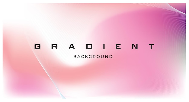 Gradient abstract background design vector