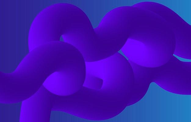 Градиентный абстрактный фон Fluid 3d Shape design