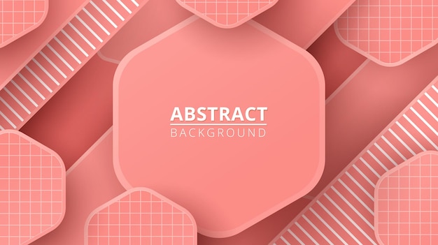 Gradient abstract background with pastel color geometric background premium vector