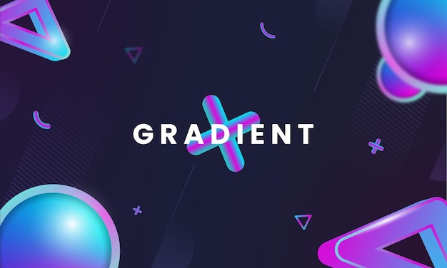 Gradient abstract background