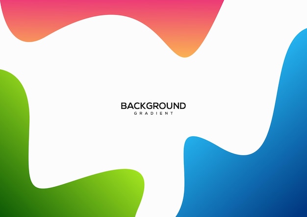 Gradient abstract colorful background