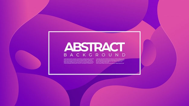 Gradient abstract futuristic shape background fluid element