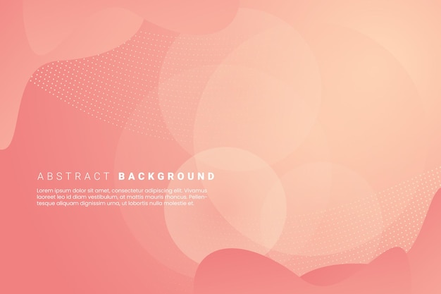 Gradient abstract pink landing page design