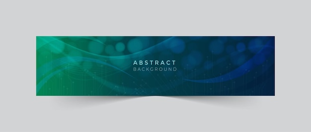 Gradient abstract shape Abstract modern banner and poster template linkedin social media banner temp