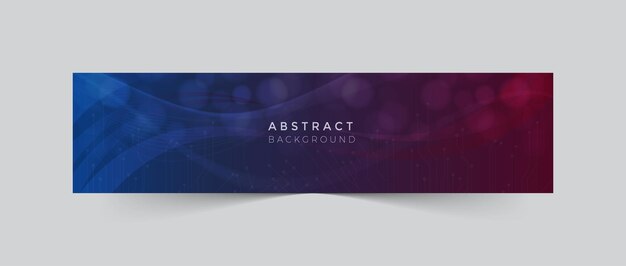 Vector gradient abstract shape gradient abstract linkedin banner abstract background template