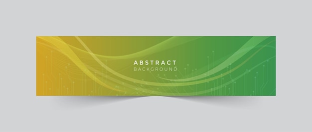 Gradient abstract shape Linkedin minimalist modern Social media timeline cover design