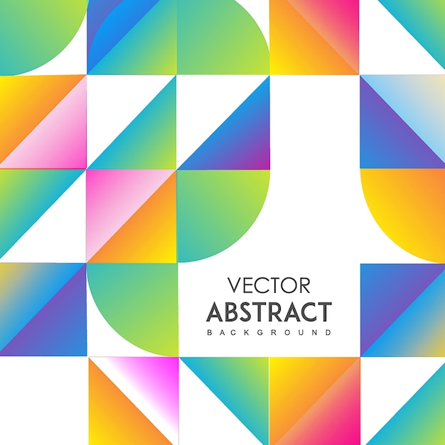 Gradient abstract vector background