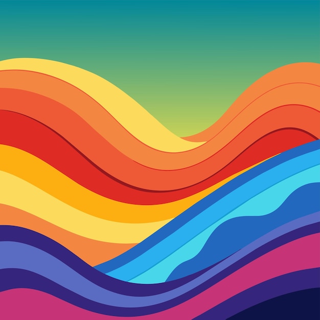 gradient Abstract wavy background