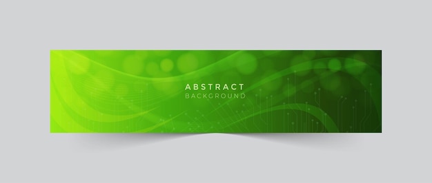 Gradiënt abstracte vorm gradiënt linkedin banner futuristische achtergrond met bokeh sjabloon