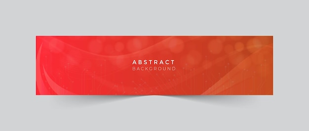 Vector gradiënt abstracte vorm moderne linkedin banner gradient abstracte achtergrond met social media cover