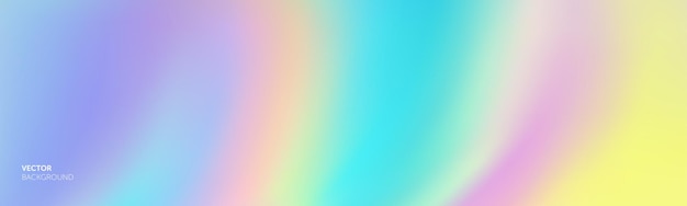 Vector gradiënt achtergrond kleurgradatie vector abstracte mesh mix van paars zacht helder en holografisch iriserend patroon