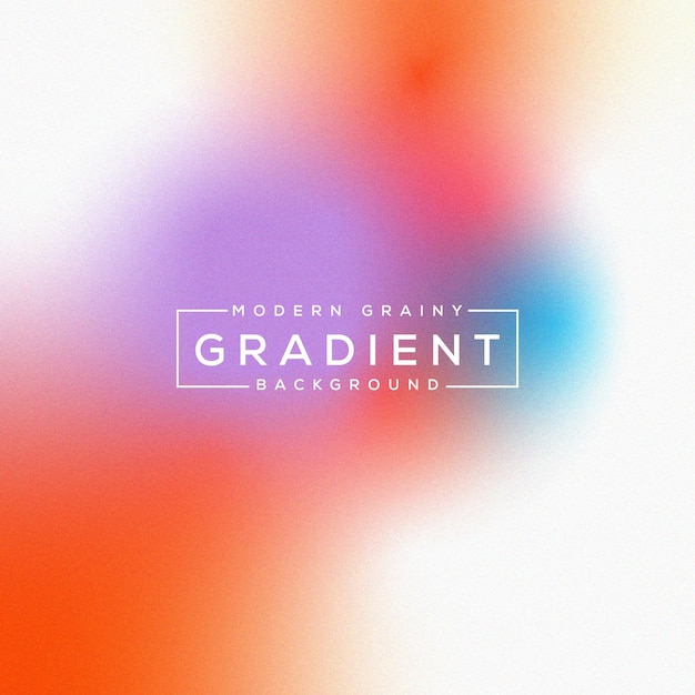 Gradiënt achtergrond met graan textuur minimalistisch ontwerp