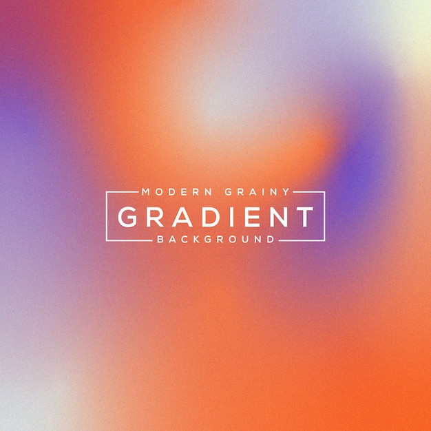 Gradiënt achtergrond met graan textuur minimalistisch ontwerp