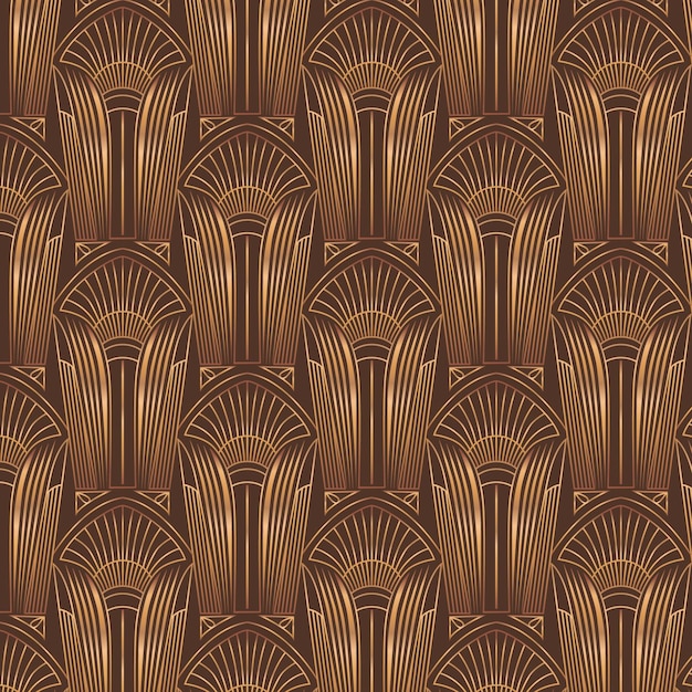 Design pattern art deco gradiente