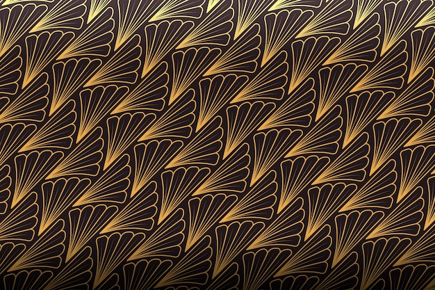 Gradient art deco pattern