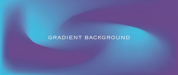 Gradient background Illustration with purple and blue colors Banner template