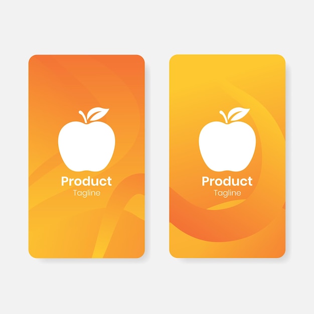 gradient background template for product packaging