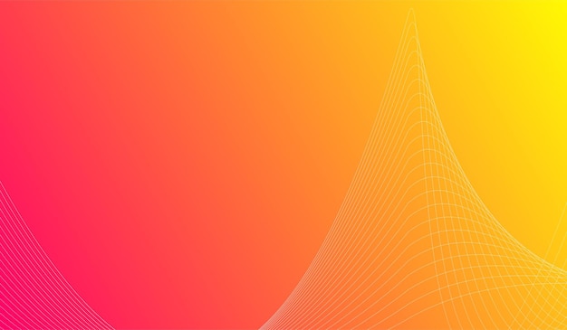 Vector gradient background wave minimalist style